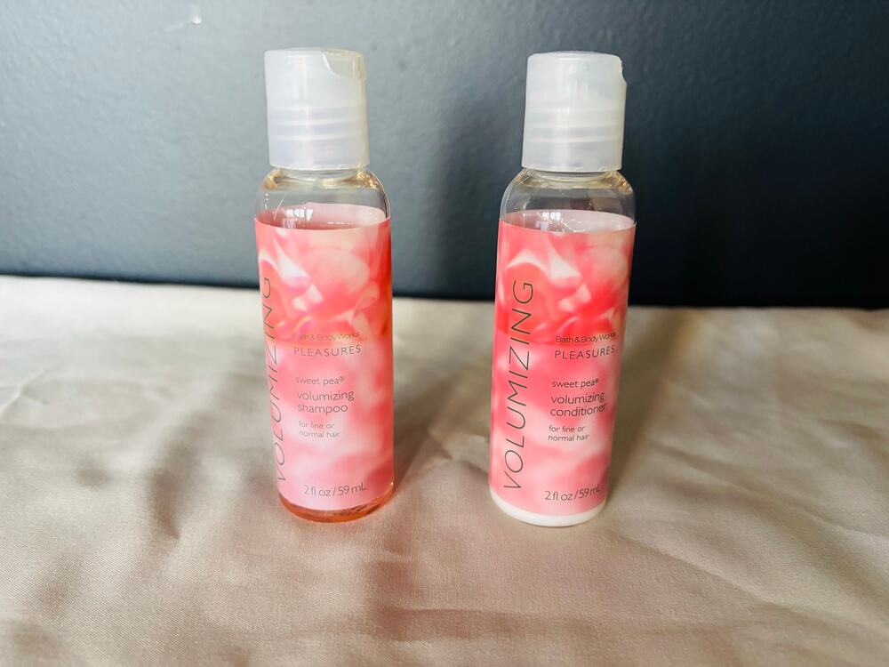 BBW Sweet Pea Vintage Travel Shampoo Conditioner Set Discontinued